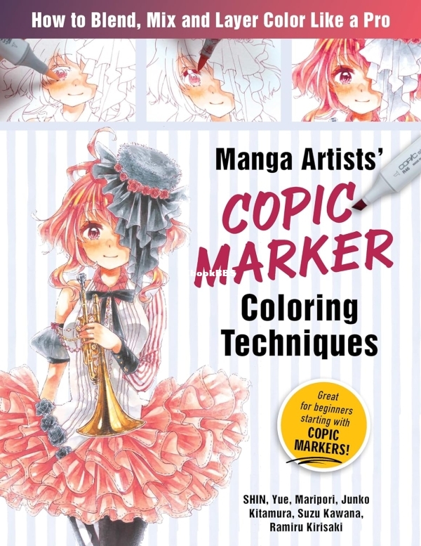 Manga artist copic maker coloring Techniques 