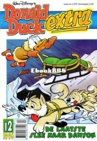 Donald Duck Extra - De Laatste Slee Naar Dawson - Issue 12 - De Geïllustreerde Pers B.V. 1996 - Dutch