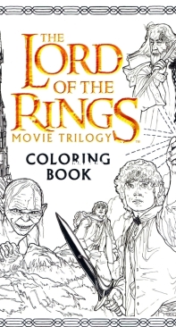 The Lord Of The Rings - Movie Trilogy - Coloring Book - English