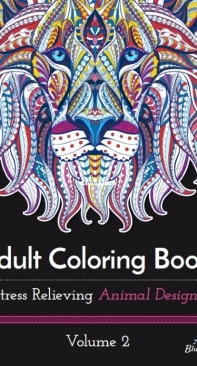 Adult Coloring Book - Animal Design Volume 2 - Blue Star - English