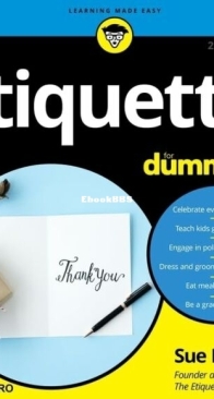 Etiquette for Dummies - 2nd Edition - Sue Fox - English