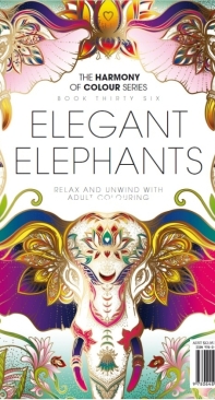 Elegant Elephants - The Harmony Of Colour Series Book 36 - English