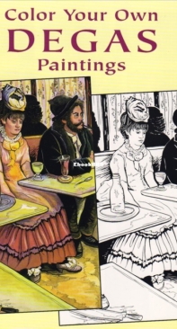 Color Your Own Degas Paintings - English