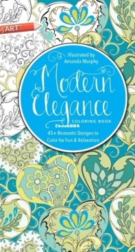 Modern Elegance Coloring Book - Amanda Murphy - English