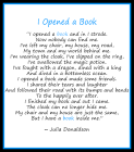I Opened a Book...