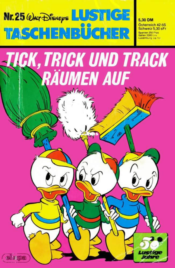 LTB 025 - Tick  Trick und Track Räumen auf 1. Auflage - 1.png
