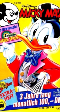 Micky Maus 1989-33 - Ehapa - German