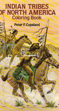 Indian Tribes of North America - Dover Coloring Book - English