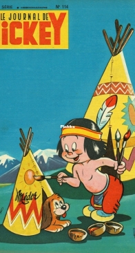 Le Journal de Mickey 0114 - Hachette 1954 - French