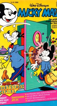 Micky Maus 1988-38 - Ehapa - German