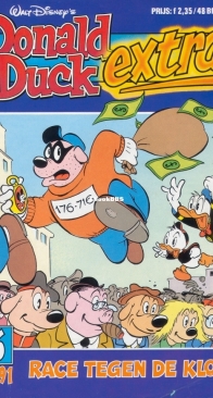 Donald Duck Extra - Race Tegen De Klok - Issue 06 -  De Geïllustreerde Pers B.V. 1991 - Dutch