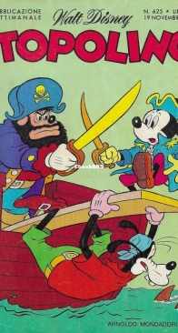 Topolino 0625 - Mondadori 1967 - Italian