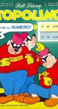 Topolino 1213 - Mondadori 1979 - Italian