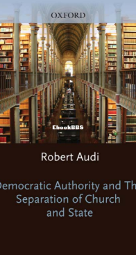 Democratic Authority and The Separation of Church and State - Robert Audi - English