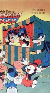 Donald Duck - Dutch Weekblad - Issue 34 - 1954 - Dutch