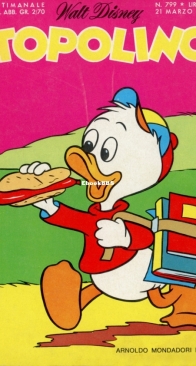 Topolino 0799 - Mondadori 1971 - Italian