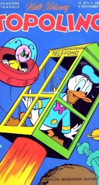 Topolino 0675 - Mondadori 1968 - Italian