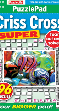 PuzzleLife PuzzlePad Criss Cross Super - Issue 69 - 09.2023 - English