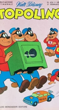 Topolino 0634 - Mondadori 1968 - Italian