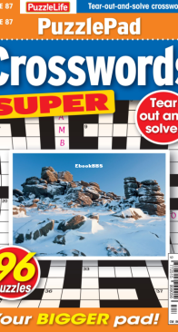 PuzzleLife PuzzlePad Crosswords Super - Issue 87 - January 2025 - English