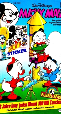 Micky Maus 1989-38 - Ehapa - German