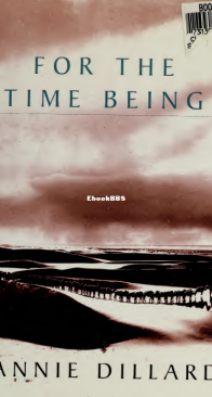 For The Time Being - Annie Dillard - English