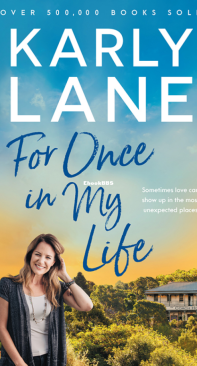 For Once In My Life - Karly Lane - English