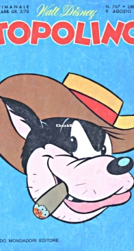 Topolino 0767 - Mondadori 1970 - Italian
