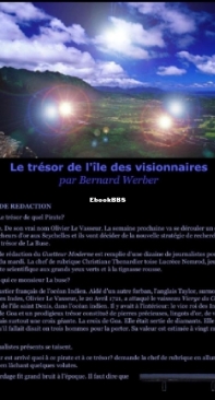 Le Trésor De L'Ile Des Visionnaires  - Bernard Werber - French