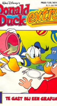 Donald Duck Extra - Te Gast Bij Een Grapjas - Issue 05 - Oberon B.V. 1988 - Dutch