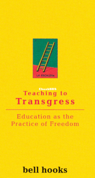 Teaching To Transgress - Bell Hooks - English