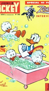 Le Journal de Mickey 0848 - Hachette 1968 - French