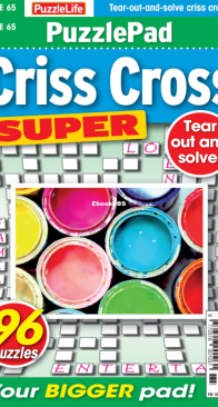 PuzzleLife PuzzlePad Criss Cross Super - Issue 65 - 05.2023 - English