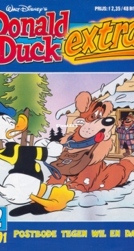 Donald Duck Extra - Postbode Tegen Wil En Dank - Issue 02 -  De Geïllustreerde Pers B.V. 1991 - Dutch
