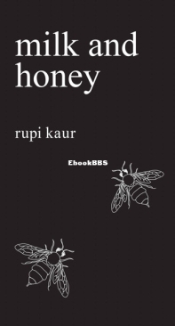 Milk and Honey - Rupi Kaur - English