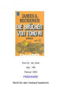 Die Brücken von Toko-Ri - James A. Michener - German