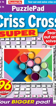 PuzzleLife PuzzlePad Criss Cross Super - Issue 74 - 01.2024 - English