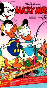 Micky Maus 1988-37 - Ehapa - German