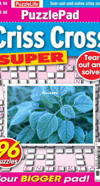 PuzzleLife PuzzlePad Criss Cross Super - Issue 88 - 02.2025 - English