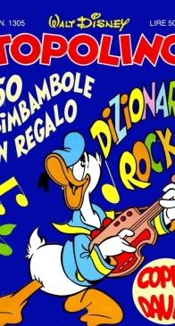 Topolino 1305 - Mondadori 1980 - Italian