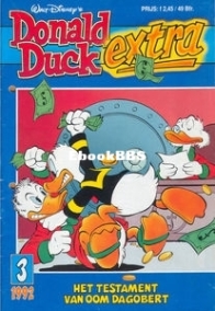 Donald Duck Extra - Het Testament Van Oom Dagobert - Issue 03 -  De Geïllustreerde Pers B.V. 1992 - Dutch