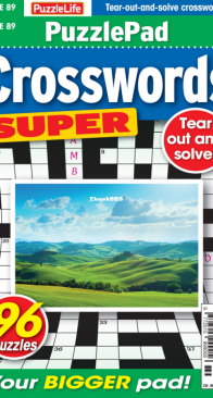 PuzzleLife PuzzlePad Crosswords Super - Issue 89 - March 2025 - English