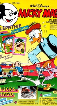 Micky Maus 1988-21 - Ehapa - German