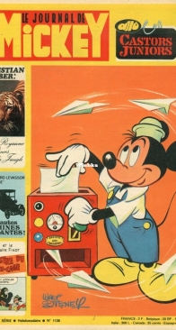 Le Journal de Mickey 1139 - Hachette 1974 - French