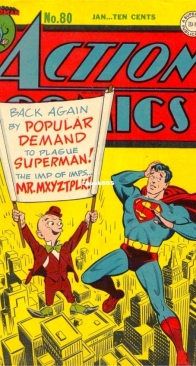 Action Comics 80 - DC Comics - Jerry Siegel - January  1945 - English