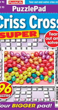 PuzzleLife PuzzlePad Criss Cross Super - Issue 90 - 04.2025 - English