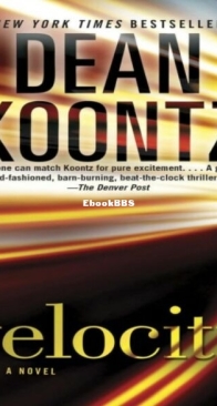 Velocity - Dean Koontz  - English