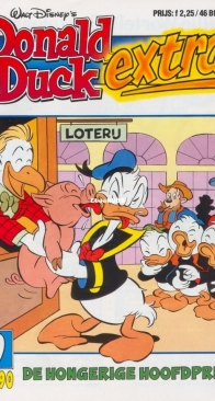 Donald Duck Extra - De Hongerige Hoofdprijs - Issue 09 - Oberon B.V. 1990 - Dutch