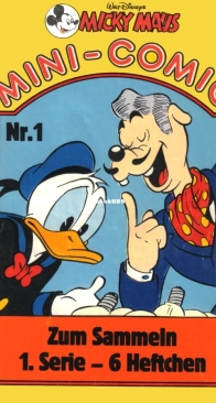 Micky Maus 1988-08 Mini Comic 1 - Ehapa - German