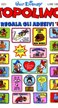 Topolino 1571 - Mondadori 1986 - Italian